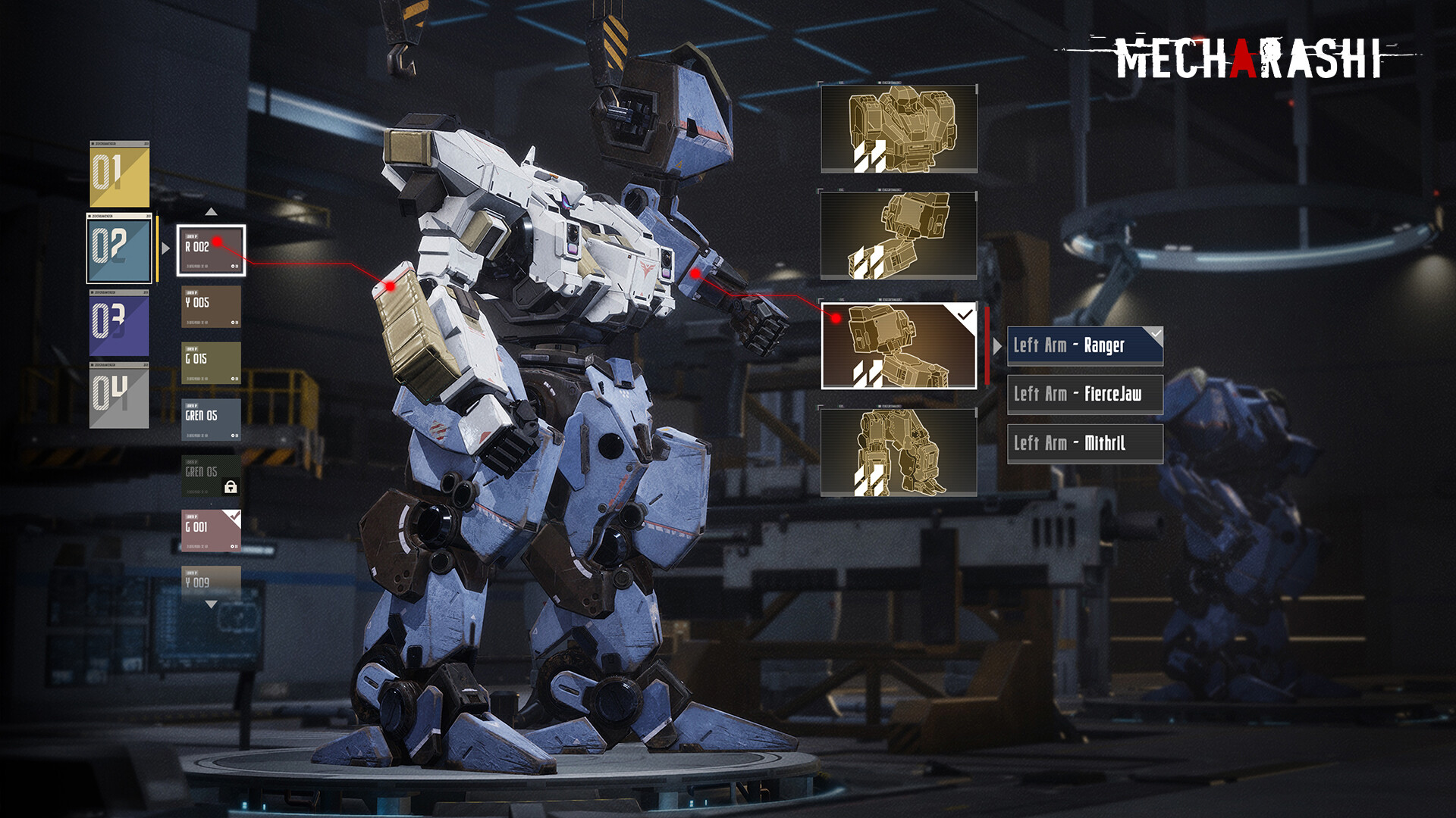 An image from mecha strategy RPG Mecharashi
