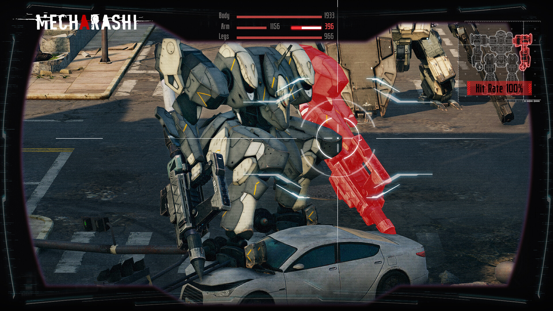 An image from mecha strategy RPG Mecharashi